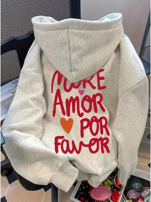 LAYORA Oversize Kapüşonlu Sweatshirt – Günlük ve Şık