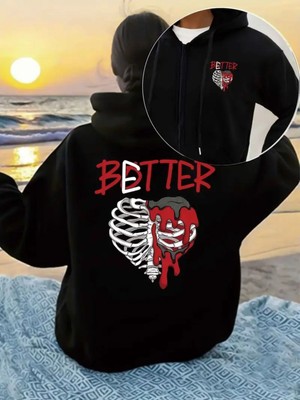 LAYORA Maskeli Ninja Polar Sweatshirt – Termal Rahatlık – Modern Görünüm