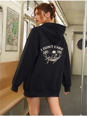 LAYORA Poland Desenli Premium Kapüşonlu Sweatshirt