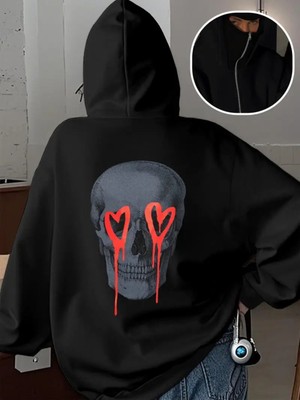 LAYORA Kar Maskeli Polar Sweatshirt – Spor ve Şık Tasarım – Kışın Vazgeçilmezi