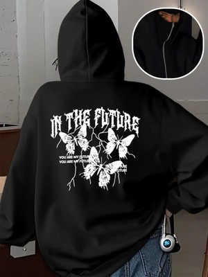 LAYORA Ninja Kapüşonlu Polar Hırka – Unisex – Sıcak ve Yumuşak Kumaş