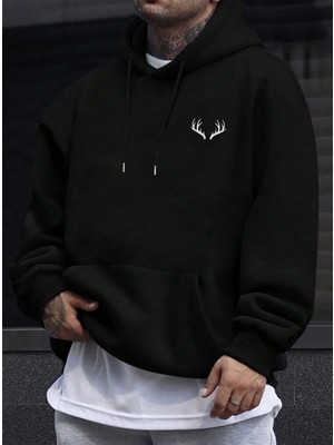 LAYORA Kalın Kumaşlı Baskılı Sweatshirt – Modern ve Şık Görünüm