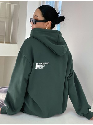 LAYORA Yeni Sezon Baskılı – Oversize Kapüşonlu Sweatshirt