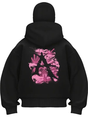 LAYORA Unisex Ninja Hırka – Kalın Polar – Günlük ve Outdoor Kullanım