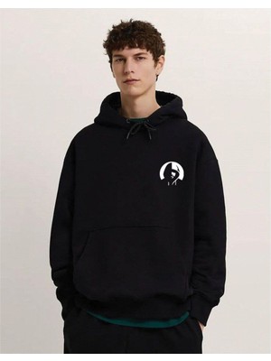 LAYORA Poland Desenli Premium Kapüşonlu Sweatshirt