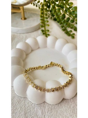 Jewelry 14K Taşlı Yıldızlar Bileklik