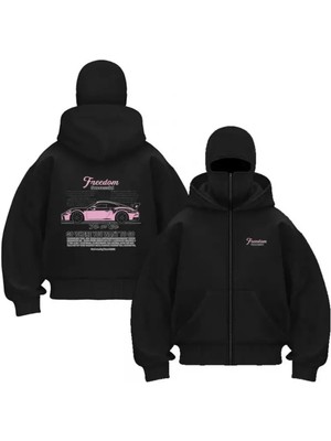 LAYORA Maskeli Polar Hırka – Modern Ninja Tarzı – Kışın Olmazsa Olmazı