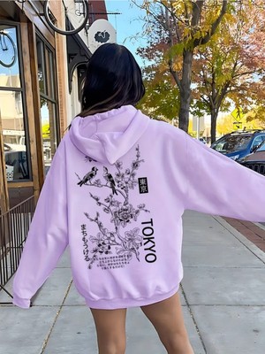 LAYORA 3 Iplik Kapüşonlu Hoodie – Kalın Kumaş, Sıcak Tarz