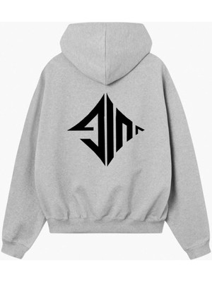 LAYORA Poland Desenli Premium Kapüşonlu Sweatshirt