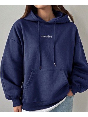 LAYORA Yeni Sezon Baskılı – Oversize Kapüşonlu Sweatshirt