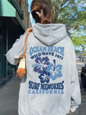 LAYORA Tek Parça Y2K Tarzı Kadın Sonbahar Uzun Kollu Kapüşonlu Sweatshirt