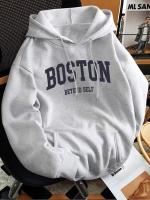 LAYORA Kadin Baskılı Fd Sweatshırt 3iplik Kaliteli Kumaş Oversize Kesim