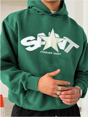 LAYORA - Unisex Baskılı Oversize Sweatshirt