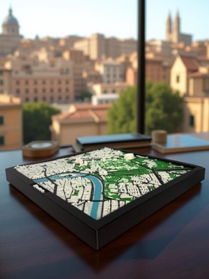 Dynacore Dekoratif Cityarte - Roma 3b Şehir Haritası