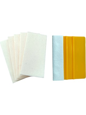 Khi-Zai Cam Filmi Çekme Uygulama Aparatı Yedek Ucu Yün Keçeli  10X5 cm 1 Adet