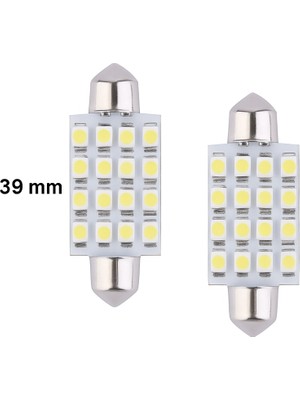 Khi-Zai Sofit Tavan Plaka Ledi Ultra Parlak 16 LED 39MM
