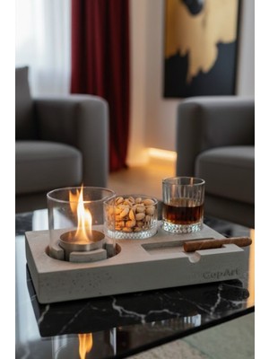 Copart Elza Biyoetanol Masaüstü Şömine - 1 Lt Yakıt Hediyeli