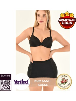 Yeni İnci Basen Genişletici Kum Saati Külot - Ten Rengi