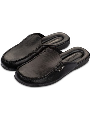 Motivo Erkek Ev Terliği Siyah Hafif Malzeme ile Konforlu Günlük Kullanım