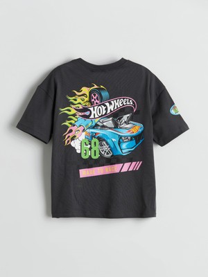 Lc Waikiki Yeni Sezon Hot Wheels Baskılı Erkek Çocuk Tişört