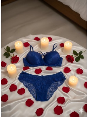 Boston Dolgulu Balenli Sütyen Takımı