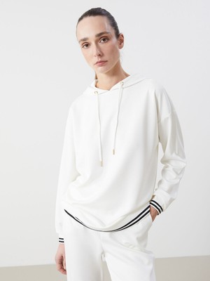 Lc Waikiki Yeni Sezon Kapüşonlu Oversize Kadın Tişört