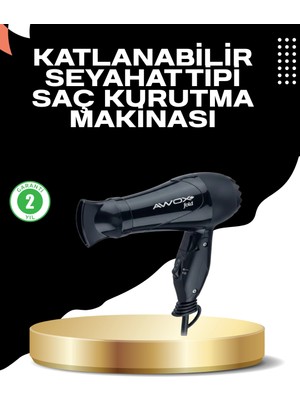 LTG Nova Katlanabilir Fön Makinesi Çift Isı ve Hız Ayarlı