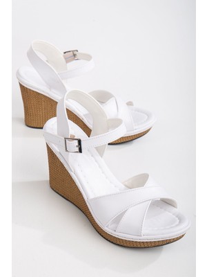 Miss Zülüf Dolgulu Topuk Ayakkabı Sandalet