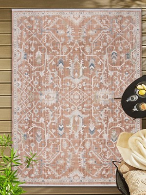 Sofya, Otantik Vintage Desenli Renkli Dokuma Oturma Odası, Salon ve Mutfak Halısı