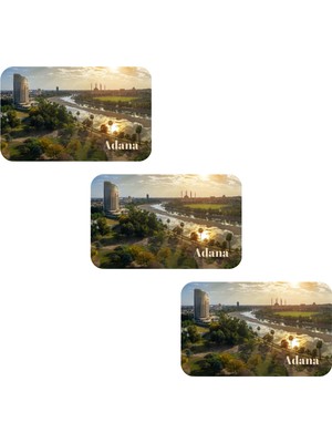 Vera Buzdolabı Magneti - 3 Adet Adana Magneti