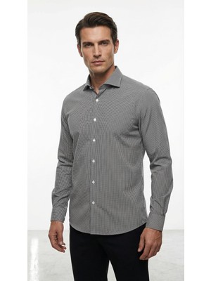 Kadir Büyükkaya Italyan Yaka Gömlek OUTLET-KAX4058S