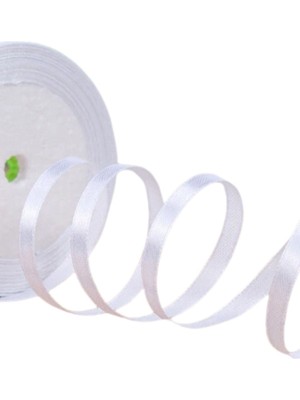 Zaya Home Saten Kurdele 1 cm 10 Metre Füme