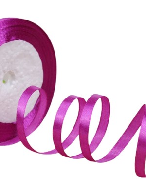 Zaya Home Saten Kurdele 1 cm 10 Metre Mürdüm