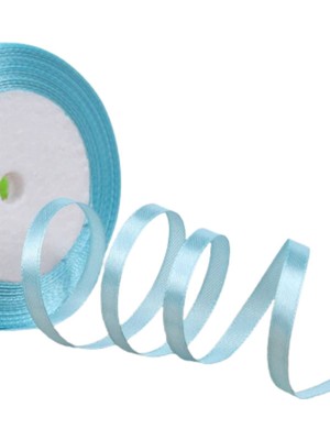 Zaya Home Saten Kurdele 3 cm 10 Metre Mint