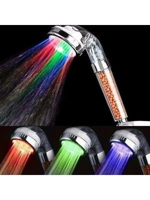 Zaya Home Buffer® Renk Değiştiren LED Işıklı Su Tasarruflu Basınçlı Duş Başlığı