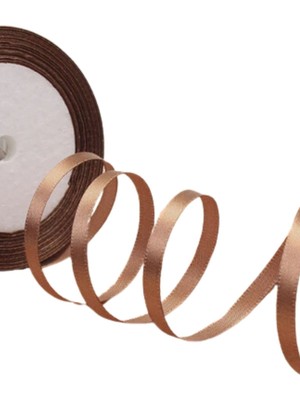 Zaya Home Saten Kurdele 3 cm 10 Metre Vizon