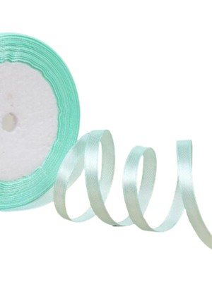 Zaya Home Saten Kurdele 1 cm 10 Metre Turkuaz