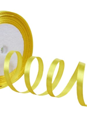 Zaya Home Saten Kurdele 2 cm 10 Metre Sarı