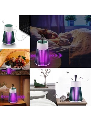 Zaya Home Buffer® Iç ve Dış Mekanlar Için Şarjlı Sinek Öldürücü Sivrisinek Kovucu,uv Işıklı Sineksavar Taşınabilir Gece Lambası