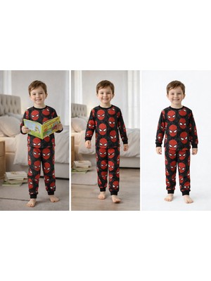 Liliboom Kids Örümcek Adam Erkek Çocuk Pijama Takımı