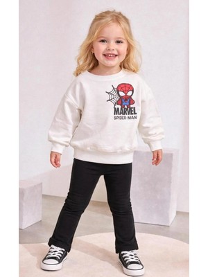 Liliboom Kids Marvel Süper Kahraman Baskılı Bebek Eşofman Takım