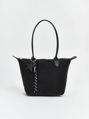 LC Waikiki Siyah Çift Saplı Kız Çocuk Omuz Çantası  (S6)