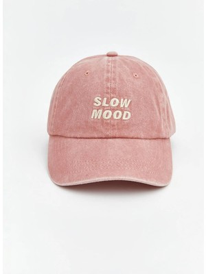 LC Waikiki Pembe Yazı Nakışlı Kadın Kep Şapka  (S6)