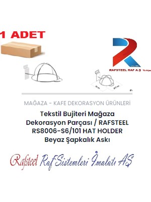 Şapka Için Rafstel Metal Askılık