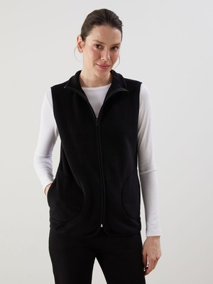 Lc Waikiki Yeni Sezon Dik Yaka Kadın Polar Outdoor Yelek