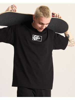 Vans Blocked Box Loose Ss Erkek Siyah Tshirt VN000RAPBLK1