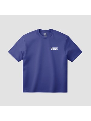 Vans Left Chest Iı Loose Ss Erkek Mavi Tshirt VN000P1PFRX1