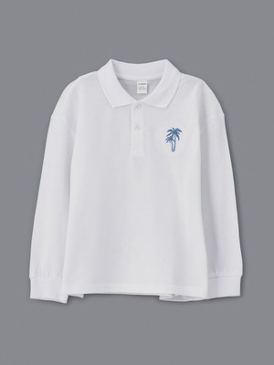 Lc Waikiki Yeni Sezon Polo Yaka Baskılı Erkek Çocuk Tişört