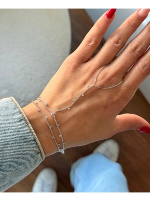 Busradan Design Gümüş Renk Pul Detay Ithal Vıp Şahmeran