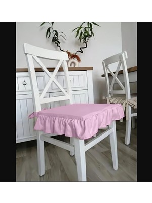 Fırfırlı, Fermuarlı, Bağcıklı, Sıvı & Leke Tutmaz Iskandinav Stil Sandalye Minderi